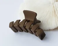 Simple Style Solid Color Arylic Stoving Varnish Hair Claws 1 Piece sku image 8