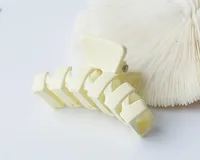 Simple Style Solid Color Arylic Stoving Varnish Hair Claws 1 Piece sku image 9