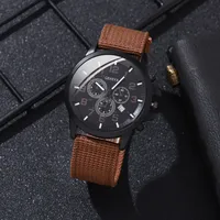 Business Solid Color Buckle Quartz Men's Watches main image 3