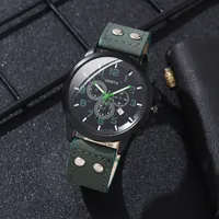 Business Solid Color Buckle Quartz Men's Watches sku image 12