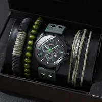 Business Solid Color Buckle Quartz Men's Watches sku image 6