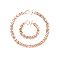 Hip-Hop Vintage Style Alloy Solid Color Women'S Jewelry Set sku image 5