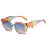 Square Fashion Geometric UV400 Full Frame Women's Sunglasses sku image 4