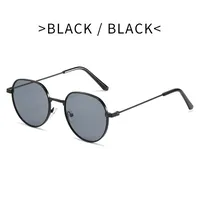 Retro Round Pc Round Frame Full Frame Men's Sunglasses sku image 1