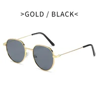 Retro Round Pc Round Frame Full Frame Men's Sunglasses sku image 2