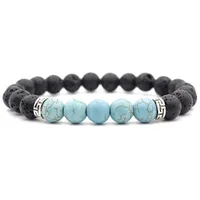 Simple Style Colorful Stone Beaded Unisex Bracelets sku image 2