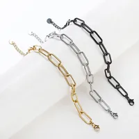 Geometric Simple Style Stainless Steel Bracelets In Bulk main image 1