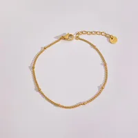 Géométrique Décontractée Plaqué Or 16 Carats Or Blanc Plaqué Plaqué Or Acier Inoxydable 304 Bracelets En Masse sku image 3