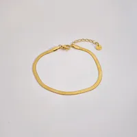 Géométrique Décontractée Plaqué Or 16 Carats Or Blanc Plaqué Plaqué Or Acier Inoxydable 304 Bracelets En Masse sku image 10