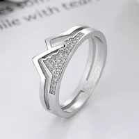 Elegant Copper Mountain Plating Inlay Zircon Women'S Rings main image 1
