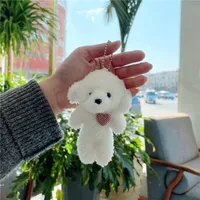 Simple Style Bear Pp Cotton Bag Pendant Keychain sku image 16