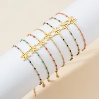 Starfish Casual Simple Style Stainless Steel Bracelets In Bulk main image 1
