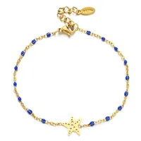 Starfish Casual Simple Style Stainless Steel Bracelets In Bulk sku image 5