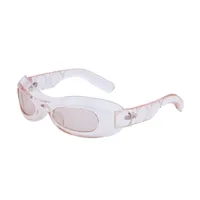 Oval Frame Fashion Leopard Pc Full Frame Women's Sunglasses sku image 15