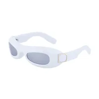 Oval Frame Fashion Leopard Pc Full Frame Women's Sunglasses sku image 9