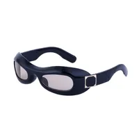 Oval Frame Fashion Leopard Pc Full Frame Women's Sunglasses sku image 7