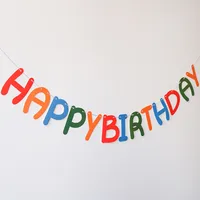 Birthday Letter Paper Birthday Decorative Props 1 Piece sku image 5