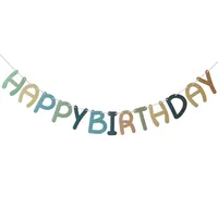 Birthday Letter Paper Birthday Decorative Props 1 Piece sku image 3