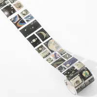 Mocard Stamp Waste Discharge Tape Natural Post Office Series Retro Diy Journal Decorative Source Material Stickers 8 Types Selection sku image 4