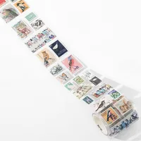 Mocard Stamp Waste Discharge Tape Natural Post Office Series Retro Diy Journal Decorative Source Material Stickers 8 Types Selection sku image 7