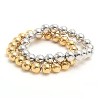 Round Hip-Hop Retro 304 Stainless Steel Bracelets In Bulk main image 2