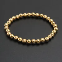 Round Hip-Hop Retro 304 Stainless Steel Bracelets In Bulk main image 5