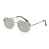 Square Fashion Solid Color Pc UV400 Full Frame Men's Sunglasses sku image 11