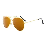 Retro Cool Style Gradient Color Pc Square Clips Men's Sunglasses main image 3
