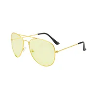 Retro Cool Style Gradient Color Pc Square Clips Men's Sunglasses sku image 13