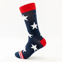 A Pair Unisex Cotton Abstract Printing Socks Casual sku image 3