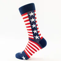 A Pair Unisex Cotton Abstract Printing Socks Casual sku image 1