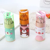 Creative Student Drawing Graffiti Multicolor Pencil Sharpener Barrel Stationery Wholesale main image 1