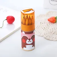 Creative Student Drawing Graffiti Multicolor Pencil Sharpener Barrel Stationery Wholesale sku image 2