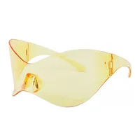 Special-Shaped Mirror Fashion Pc UV400 Frameless Sports Sunglasses sku image 6