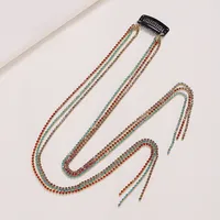 Women's Geometric Elegant Lady Rhinestone Hair Chain sku image 3