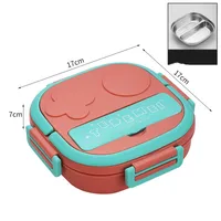 Cute Cartoon Stainless Steel Lunch Box sku image 2