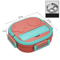 Cute Cartoon Stainless Steel Lunch Box sku image 4