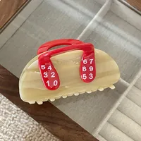 Lady Cartoon Acetic Acid Sheets Hair Claws sku image 26