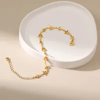 Lady Star Copper Plating 18k Gold Plated Bracelets main image 2