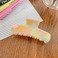 Lady Gradient Color Acetic Acid Sheets Hair Claws sku image 1