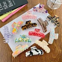 Lady Gradient Color Acetic Acid Sheets Hair Claws main image 1