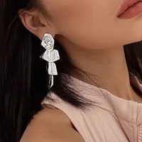 1 Paire Irrégulier Style Simple Alliage Irrégulière Boucles D'Oreilles main image 4