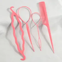 Simple Style Solid Color Plastic Hair Combs main image 3