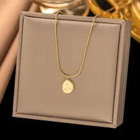 Wholesale Jewelry U Shape Heart Shape Simple Style Acrylic Artificial Rhinestones Plastic 304 Stainless Steel 18K Gold Plated Pendant Necklace Plating Inlay sku image 20