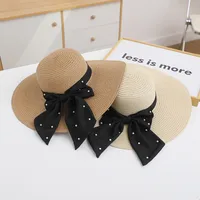 Women's Color Block Wide Eaves Simple Style Classic Style Straw Hat main image 2