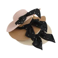 Women's Color Block Wide Eaves Simple Style Classic Style Straw Hat main image 4
