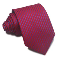 Simple Style Stripe Polyester Yarn Unisex Tie sku image 2