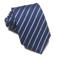 Simple Style Stripe Polyester Yarn Unisex Tie sku image 5