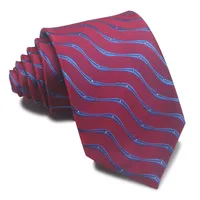 Simple Style Stripe Polyester Yarn Unisex Tie sku image 16