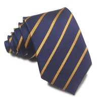 Simple Style Stripe Polyester Yarn Unisex Tie sku image 46